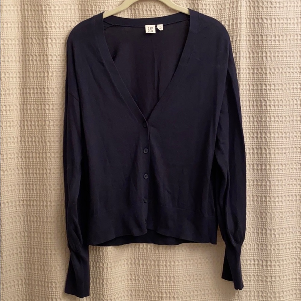 Navy Gap cardigan sweater